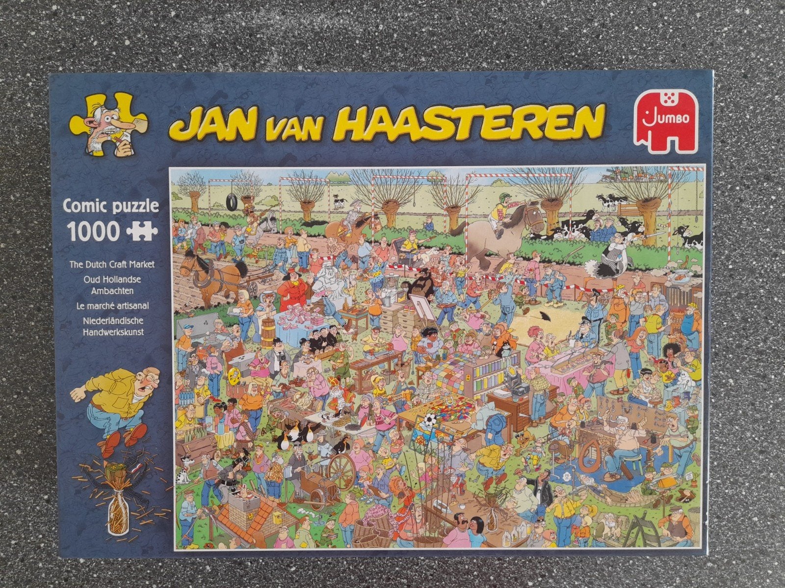 Jan van Haasteren puzzel van 1000 stukjes, Ophalen of Verzenden, 500 t/m 1500 stukjes, Zo goed als nieuw, Legpuzzel