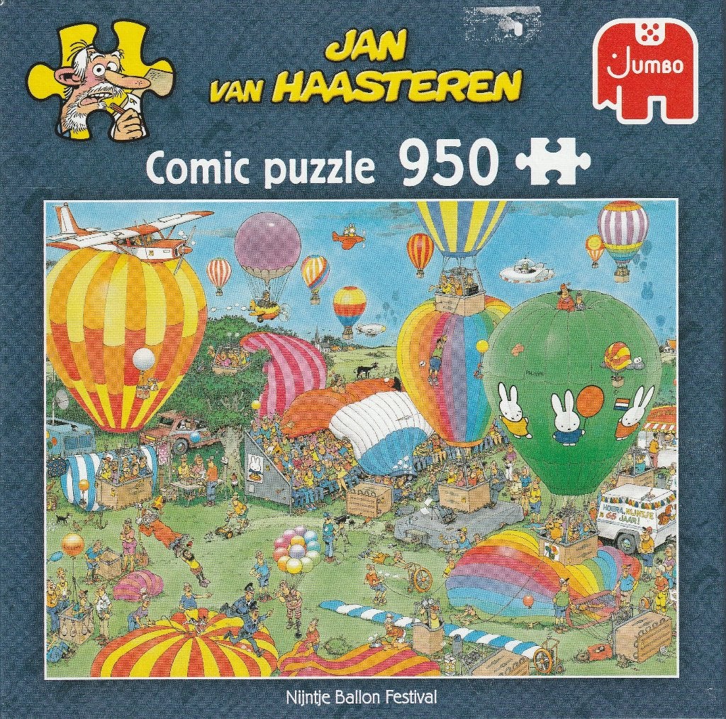 Puzzle - Nijntje Ballon festival - 950 stukjes {0129}, Ophalen of Verzenden, 500 t/m 1500 stukjes, Gebruikt