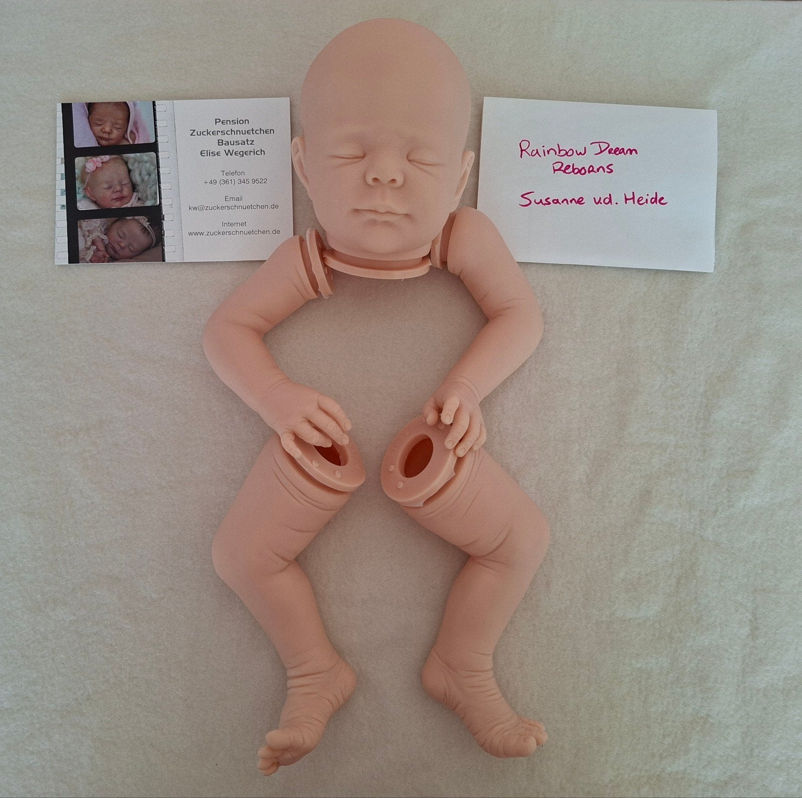 Reborn kit Elise, Ophalen of Verzenden, Nieuw, Babypop, Levensecht of Reborn