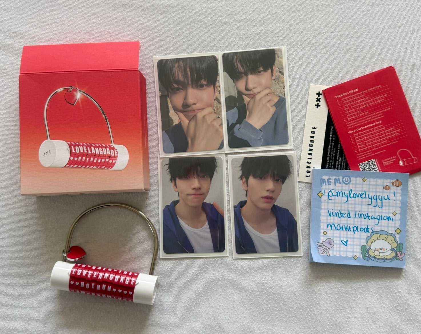 TXT Love language love lock album set, Verzamelen, Ophalen of Verzenden, Nieuw, Cd of Plaat