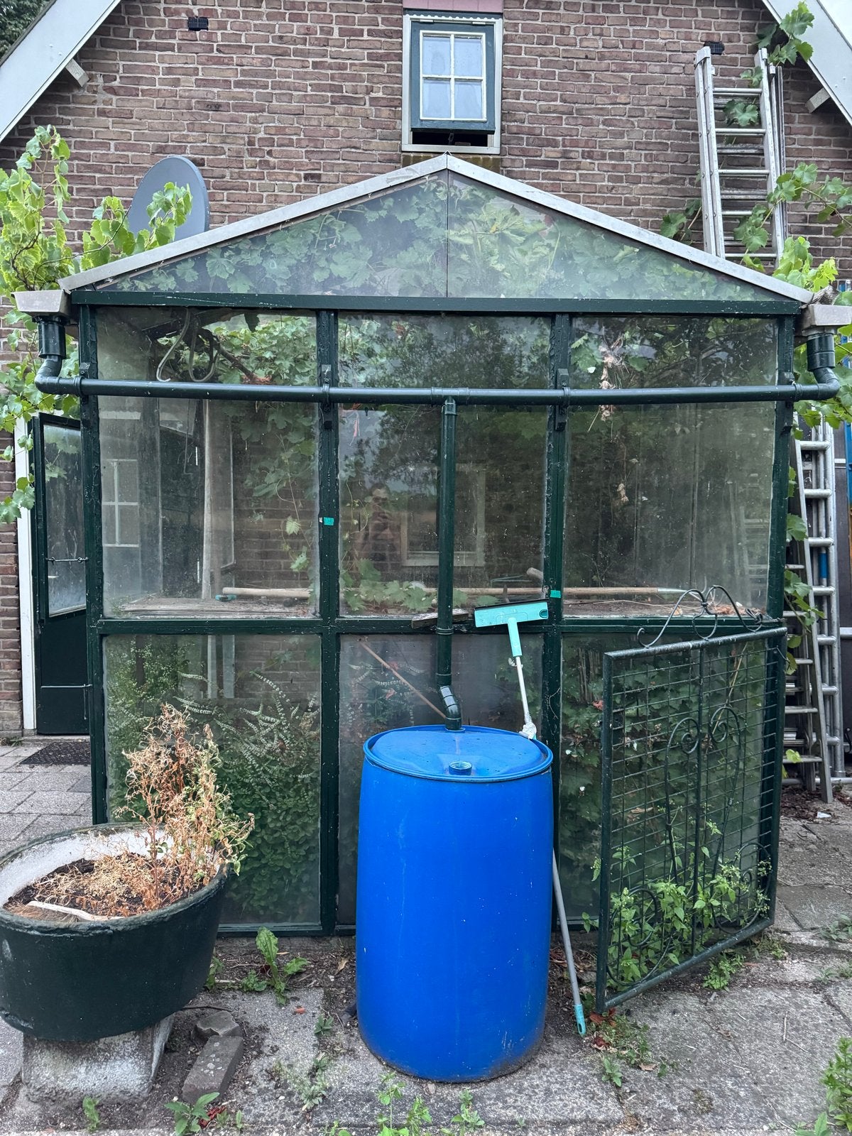 Gebruikte tuinkas - Ideaal voor kleine tuinen, Gebruikt, Muurkas, Glas, Ophalen