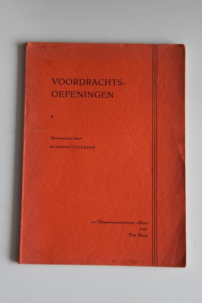 Voordrachtsoefeningen Poëzie & Gedichten 1953 Vondel Aafjes, Boeken, Verzenden, Gelezen
