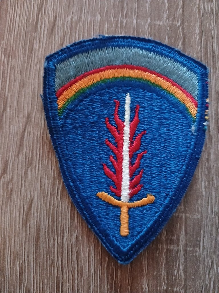 SHAEF patch., Verzamelen, Militaria | Tweede Wereldoorlog, Ophalen of Verzenden, Landmacht, Amerika, Embleem of Badge