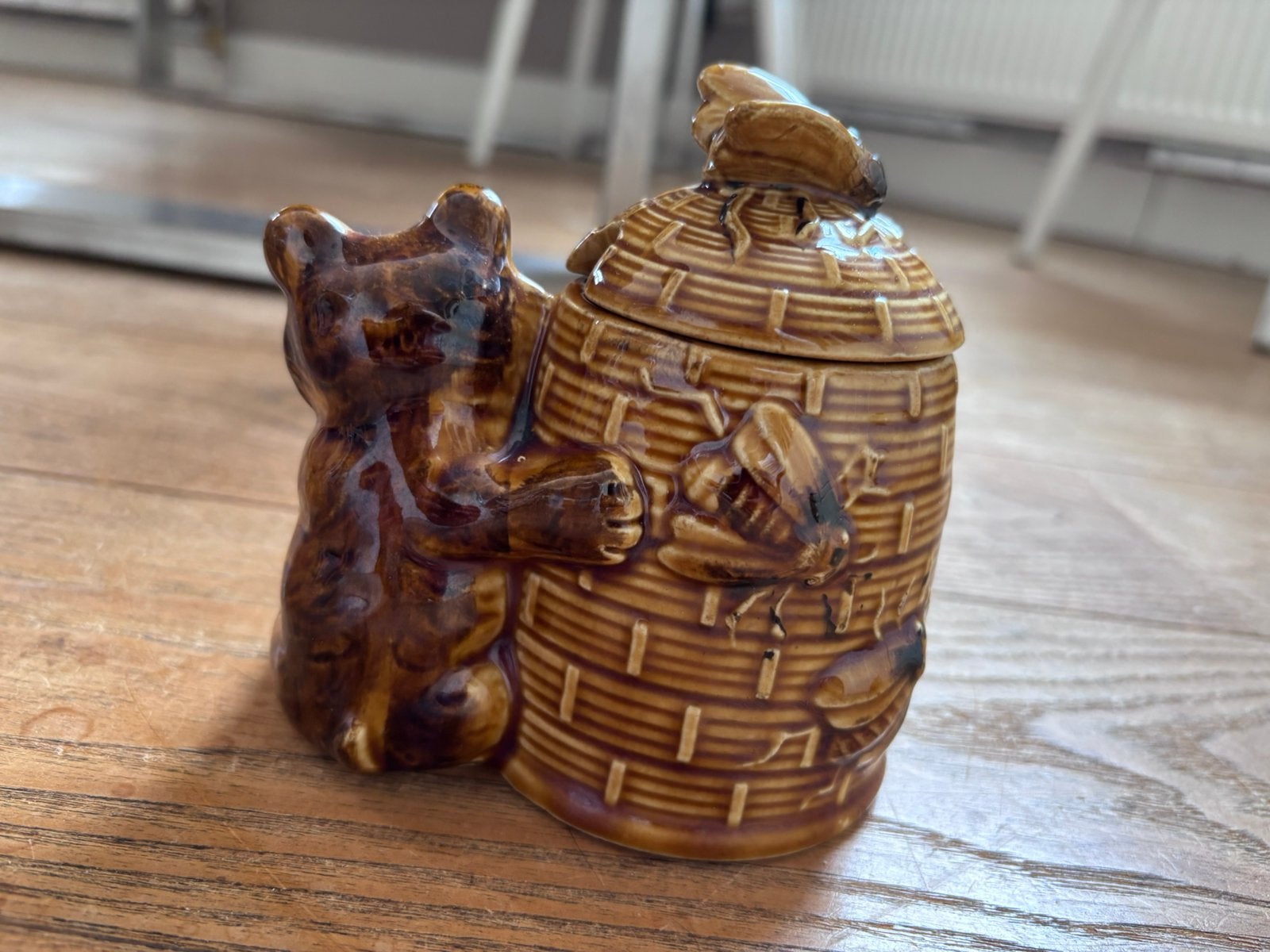 Honingpotjes, Gebruikt, Porselein of Keramiek, Rond, Pot of Kruik