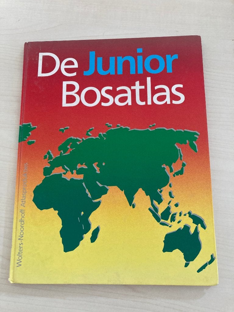 Junior Bos Atlas 1996, Boeken, Atlassen en Landkaarten, Bosatlas, P.R. Bos / J.F. Niermeyer, 2000 tot heden, Ophalen of Verzenden