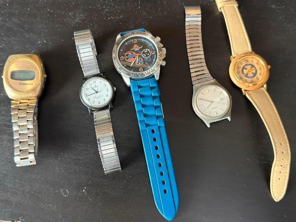 Verzameling horloges, dames en heren, Overige merken, Overige materialen, Gebruikt, Polshorloge