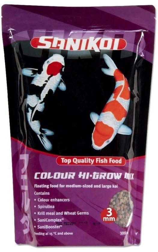 SaniKoi Colour Hi-Grow 3mm 3000ml voor natuurlijke kleuren