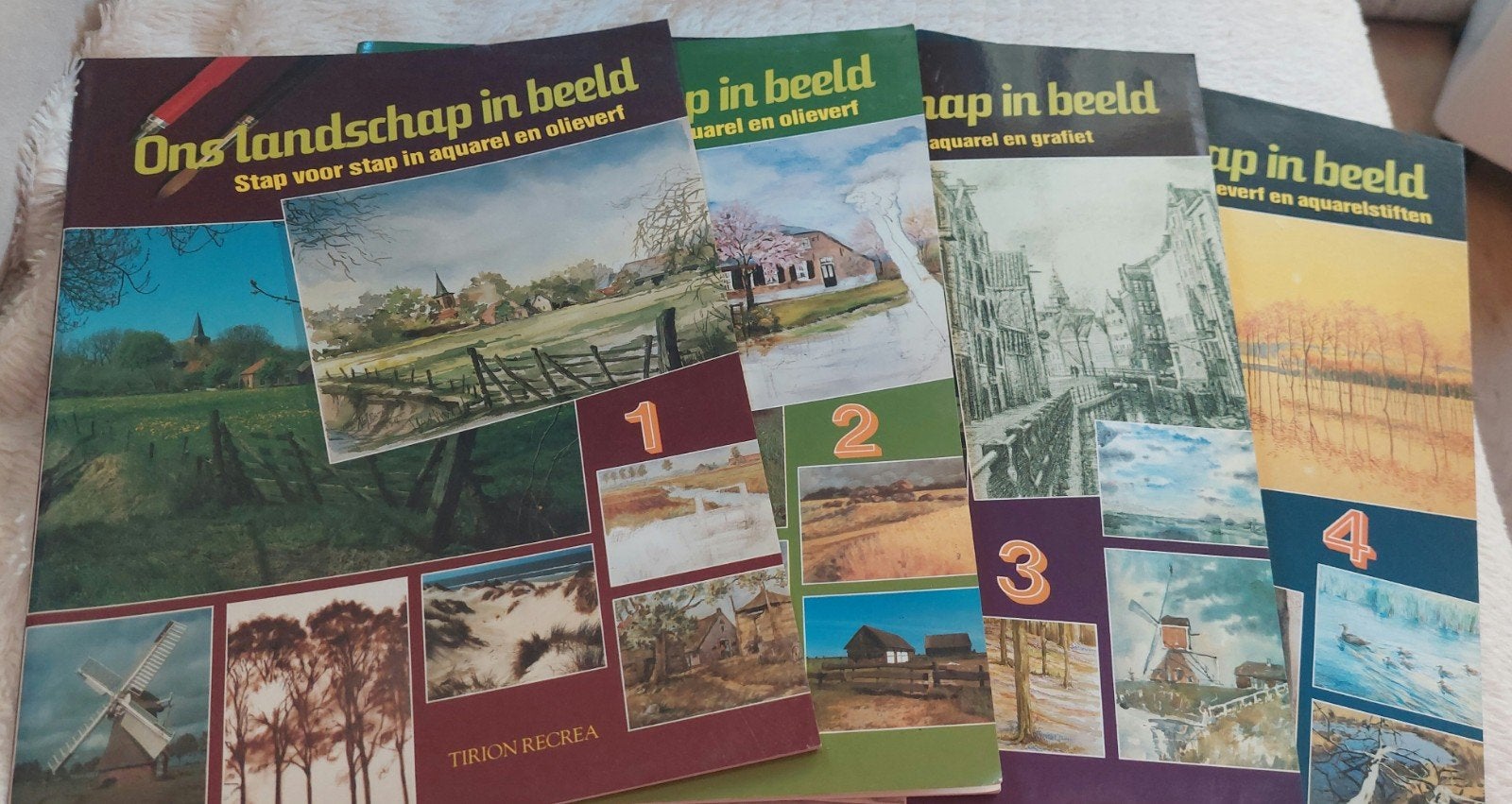 Ons Landschap in beeld Serie voor beginnende schilders voor, Ophalen of Verzenden, Gelezen, Schilder- en Tekenkunst, Tirion Recrea