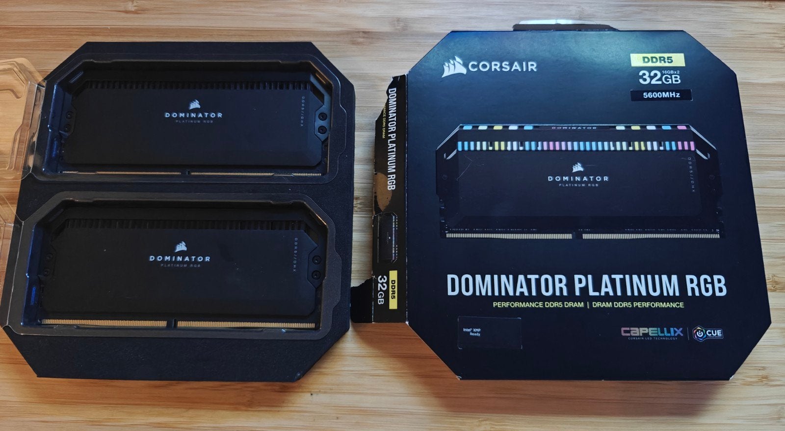 Corsair Dominator Platinum RGB DDR5 32GB 5600MHz RAM, Computers en Software, RAM geheugen, 32 GB, Verzenden, Nieuw, Desktop