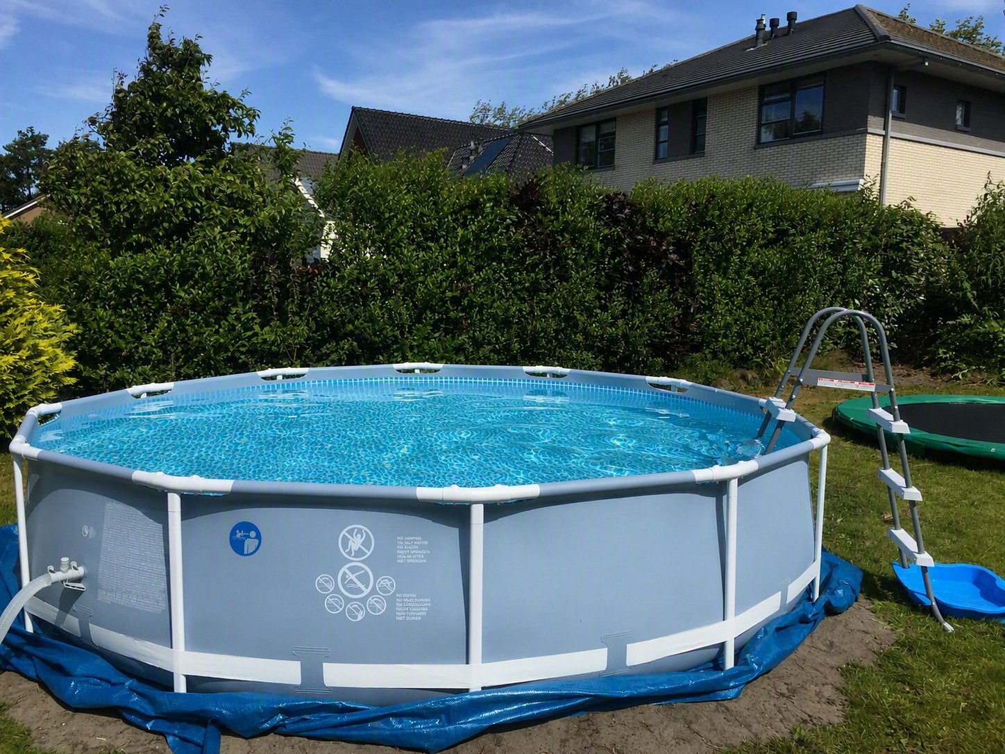 Zwembad (3,66m), Tuin en Terras, Ophalen, Gebruikt, Minder dan 80 cm, Rond
