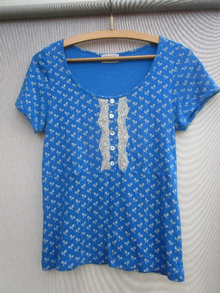 Top/shirt  ALONSO TEE by NOA NOA mt 36 blauw, Blauw, ALONSO TEE  by NOA NOA., Ophalen of Verzenden, Zo goed als nieuw
