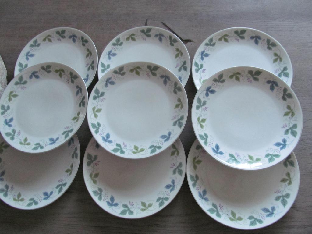 9 Arzberg Borden met prachtige Rand, Keramiek, Ophalen of Verzenden, Zo goed als nieuw, Bord(en)