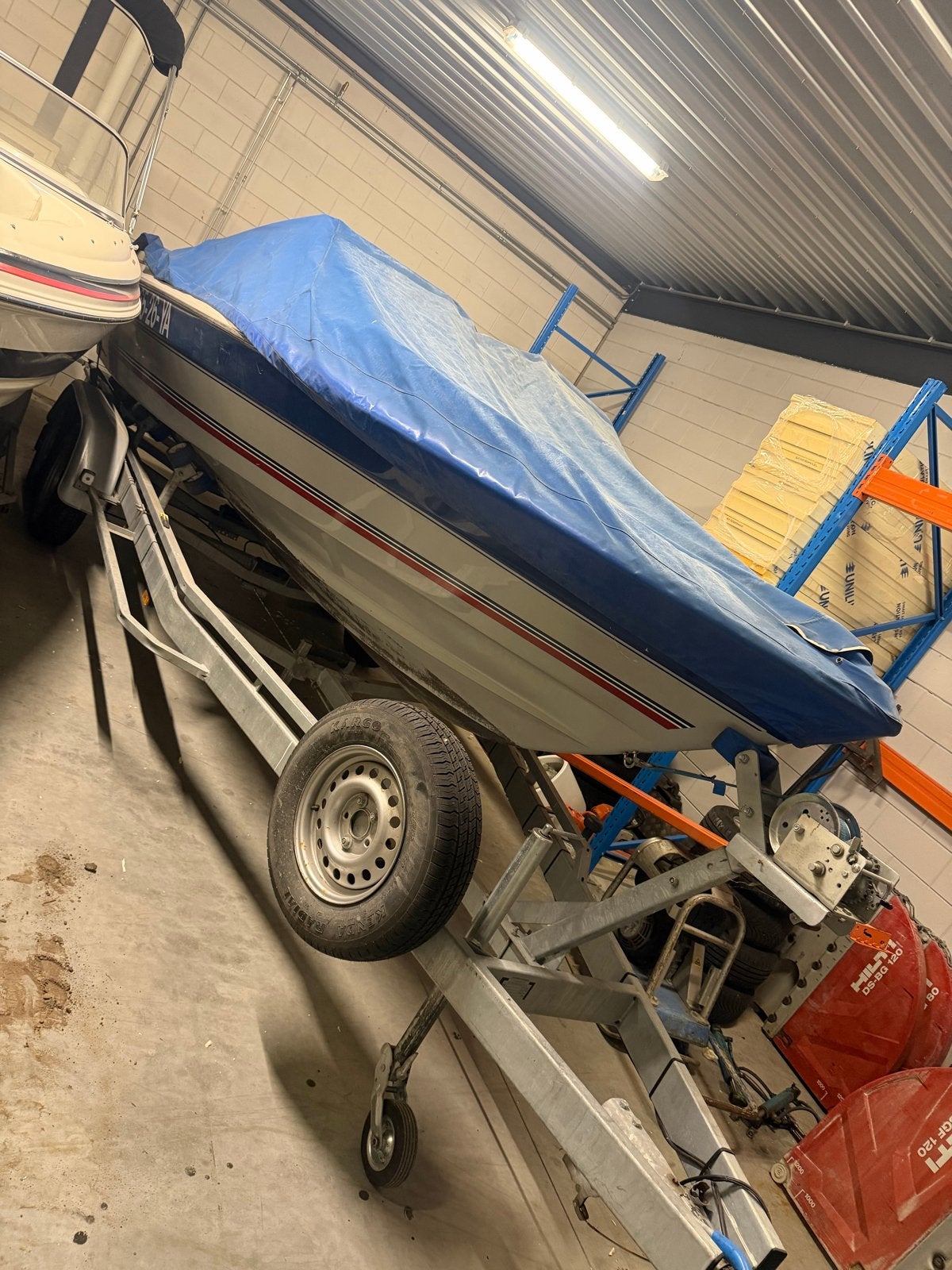 Bayliner Speedboot met trailer en motor, Watersport en Boten, Gebruikt, Afdekzeil, Binnenboordmotor, Polyester