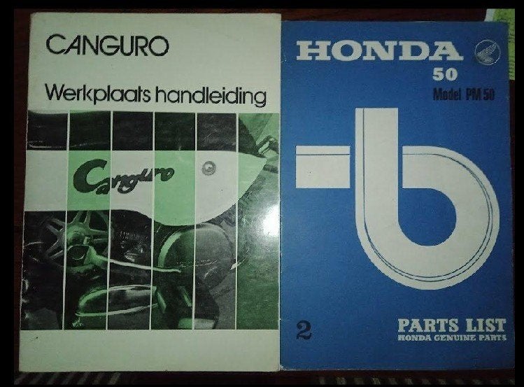 Honda PF 50 M Amigo II en PM50 boekjes, Verzenden