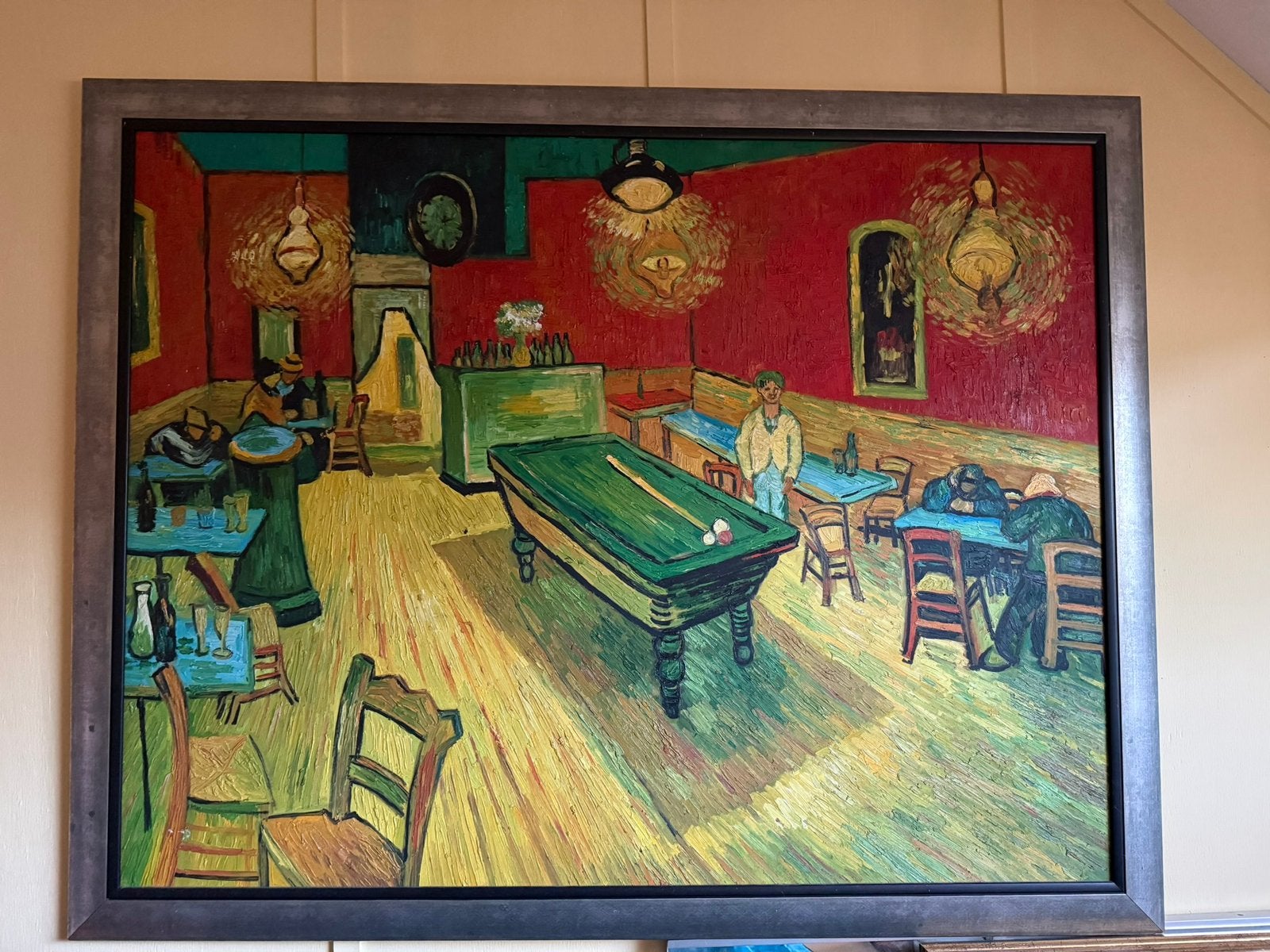 Vincent Van Gogh “ Het nachtcafe”, Antiek en Kunst, Ophalen