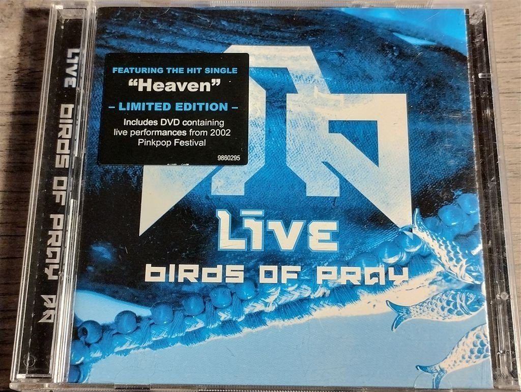 Live - Birds Of Pray [Limited Edition CD + Pinkpop DVD], Ophalen of Verzenden, Zo goed als nieuw, Poprock