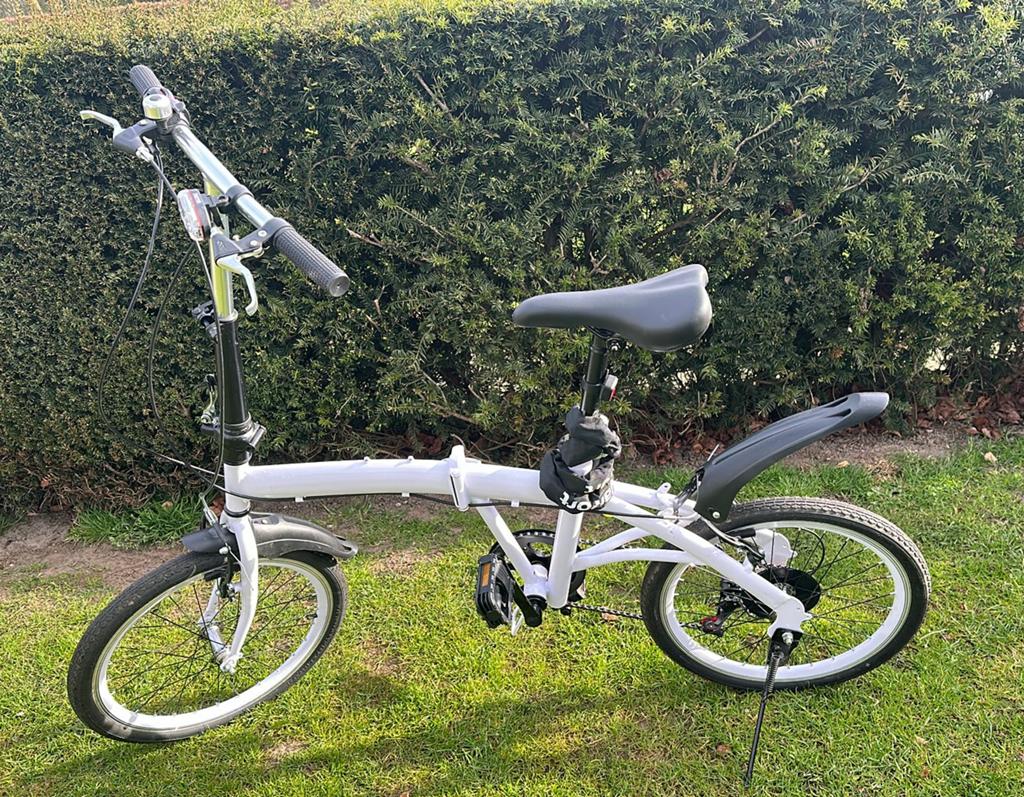 Vouwfiets, Fietsen en Brommers, Ophalen, Zo goed als nieuw, 20 inch of meer, Versnellingen