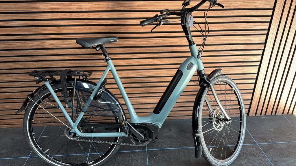 Gazelle Grenoble C5 Elektrische damesfiets–Bosch–Riem– 61cm, 59 cm of meer, Ophalen, Gebruikt, Gazelle