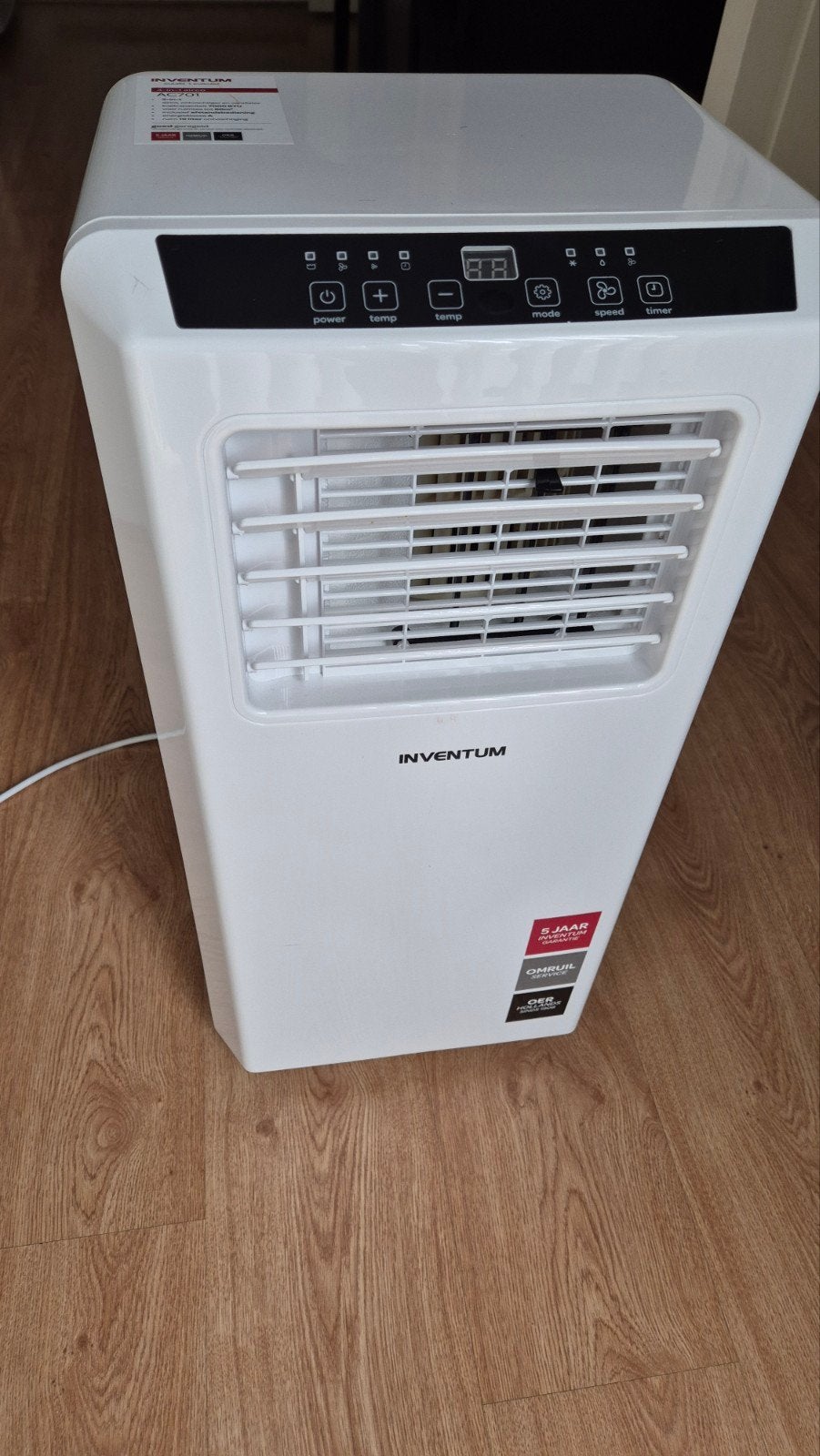 Mobiele airco - nieuwstaaat!, Ophalen, Minder dan 60 m³, 2 snelheden, Zo goed als nieuw