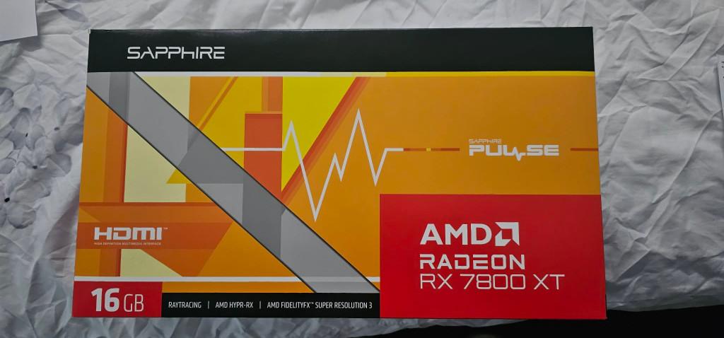 Sapphire Radeon RX 7800 XT Pulse 16GB GDDR6, Computers en Software, Videokaarten, AMD, GDDR6, PCI-Express 4, Ophalen of Verzenden