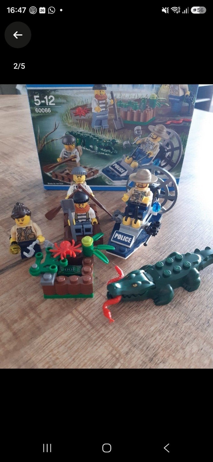 Lego City 60066 Moeras Politie Starter Set met doos en boek, Compleet, Lego, Ophalen of Verzenden, Complete set