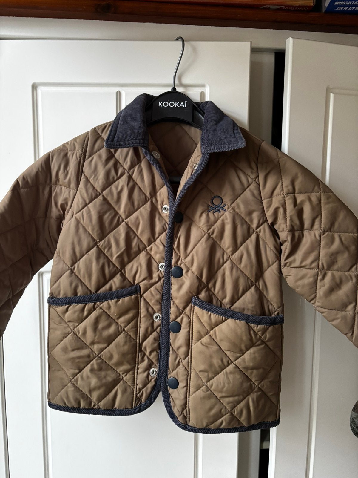 Jas maat 98 united colors of benetton, Kinderen en Baby's, Ophalen of Verzenden, Gebruikt, Jongen, Jas