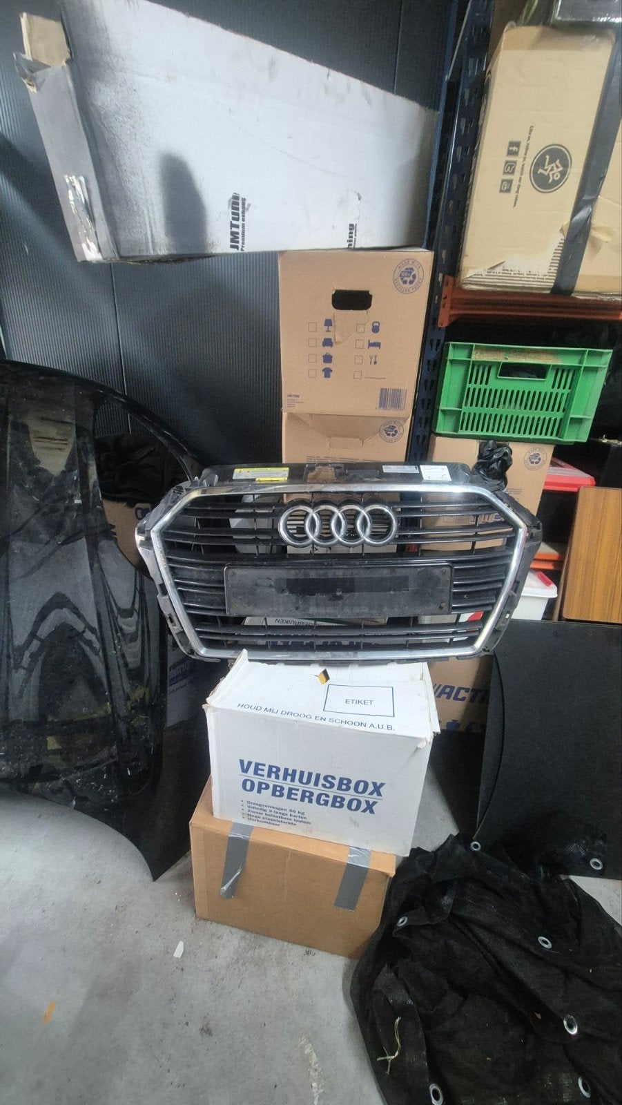 audi a3 sportback bumper grill 8v3853651aa, Ophalen of Verzenden, Audi, Bumper