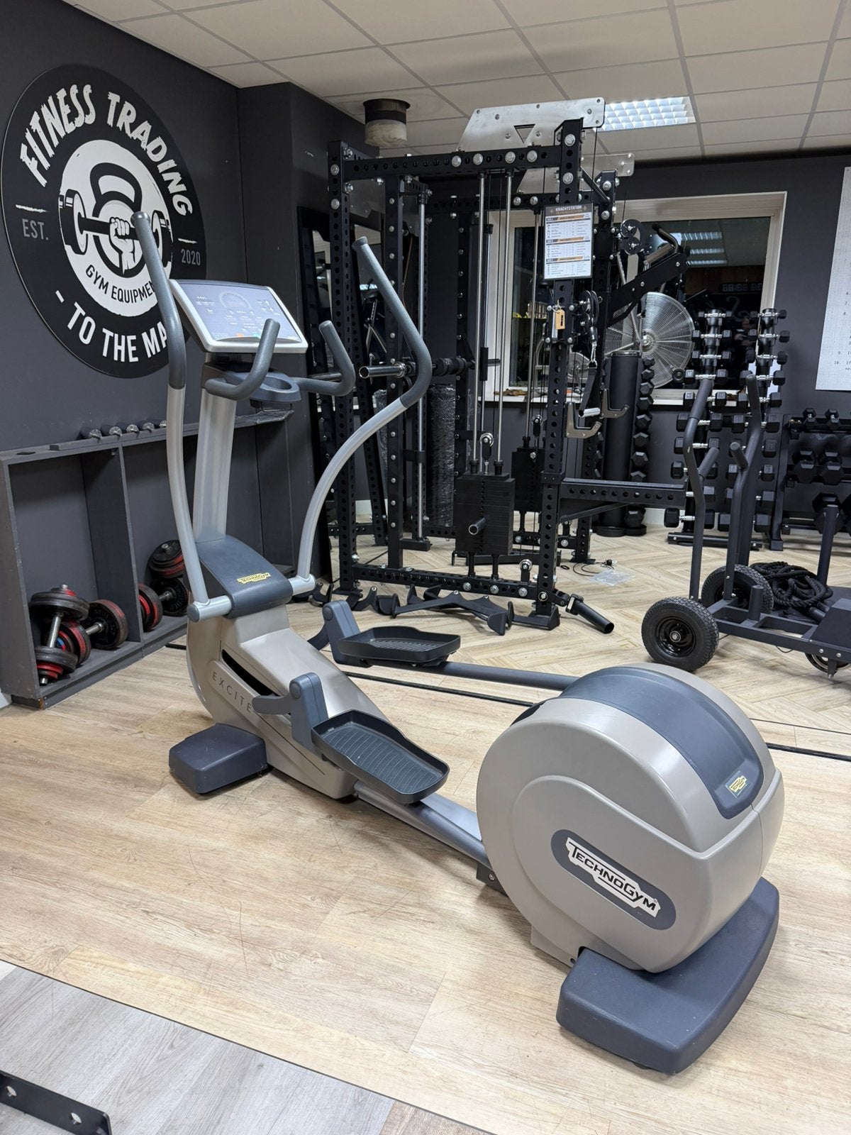 Technogym Excite crosstrainer self powered, nieuwe accu!, Overige typen, Ophalen of Verzenden, Zo goed als nieuw, .