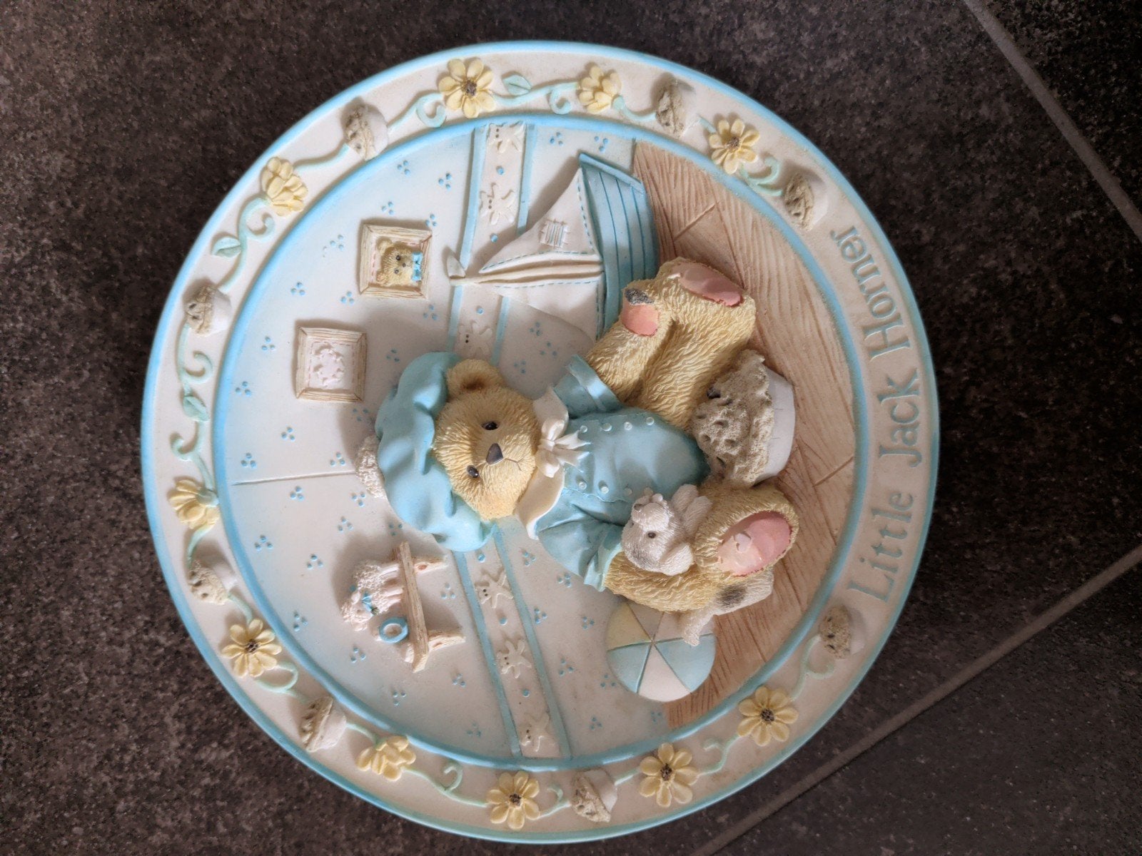 Cherished teddies wandbord little jack Horner, Verzamelen, Ophalen of Verzenden, Nieuw, Beeldje, Cherished Teddies