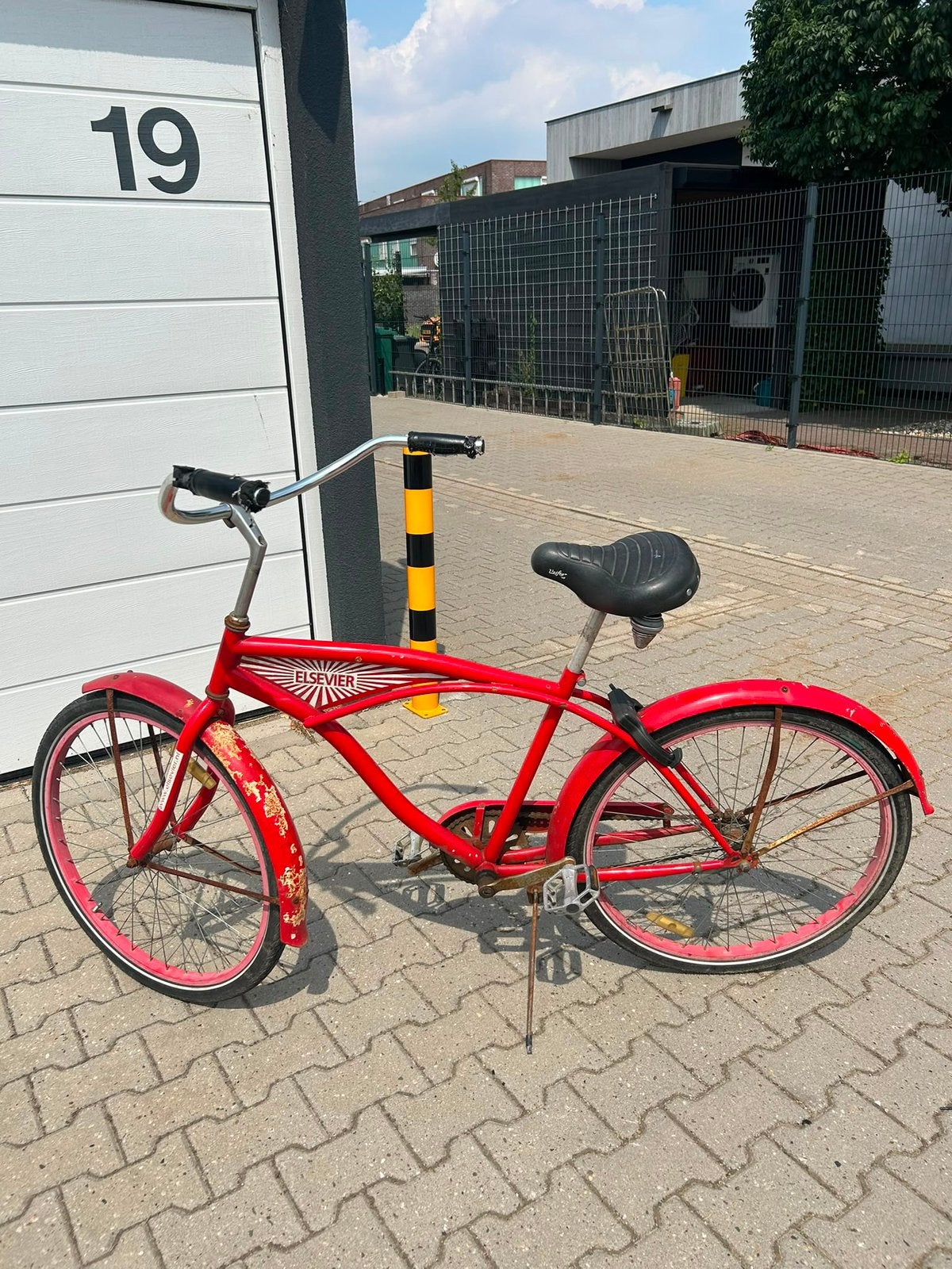Retro fiets, Fietsen en Brommers, Fietsen | Cruisers en Lowriders, Ophalen, Zo goed als nieuw, Staal