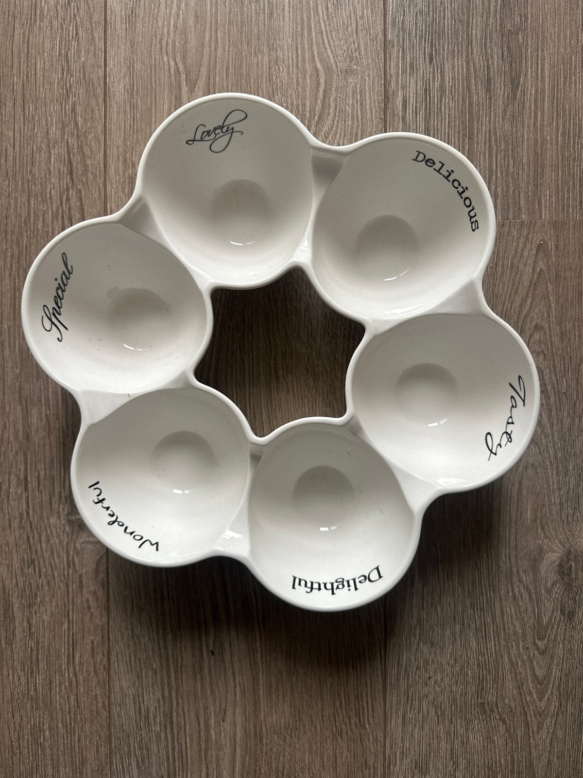 Riviera Maison serveerschaal 31 cm, Ophalen, Overige typen, Zo goed als nieuw, Steen/keramiek