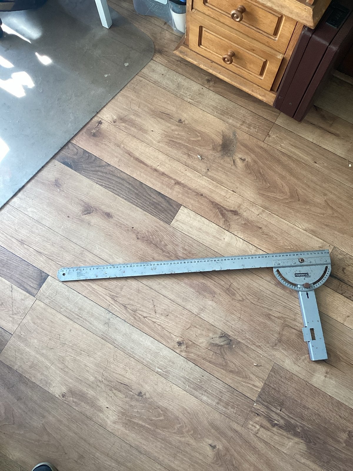 Powerfix Profi verstelbare winkelhaak/zwaaihaak, Ophalen of Verzenden, Gebruikt