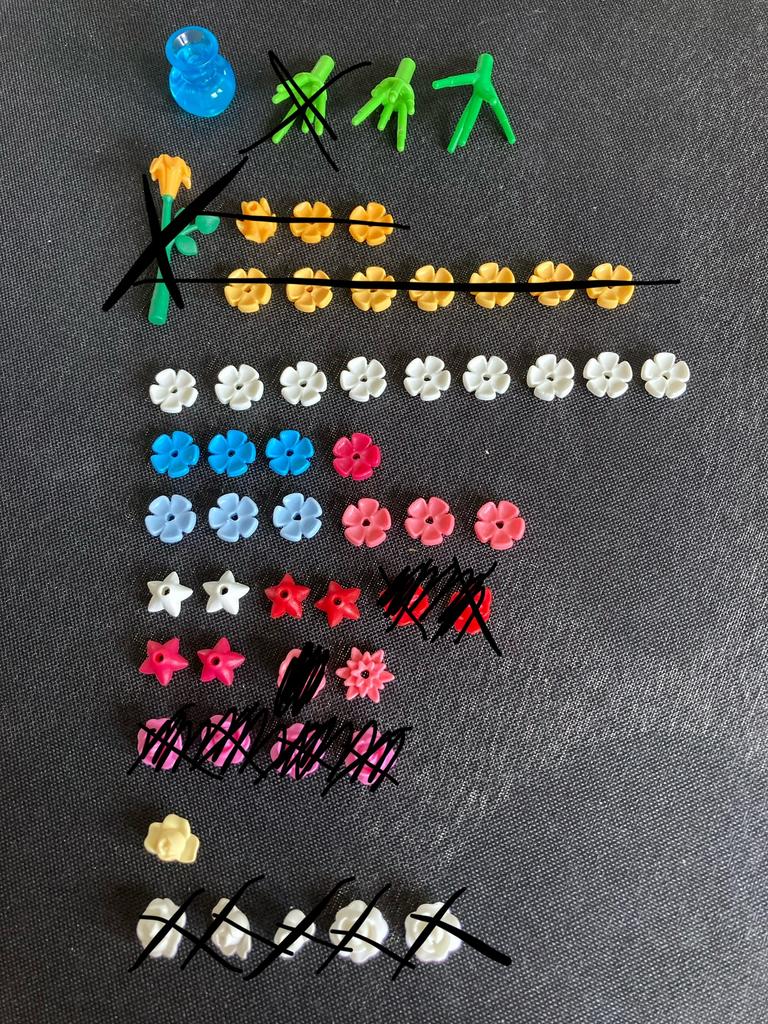 Playmobil vaas, bloemen ed…, Ophalen of Verzenden, Zo goed als nieuw