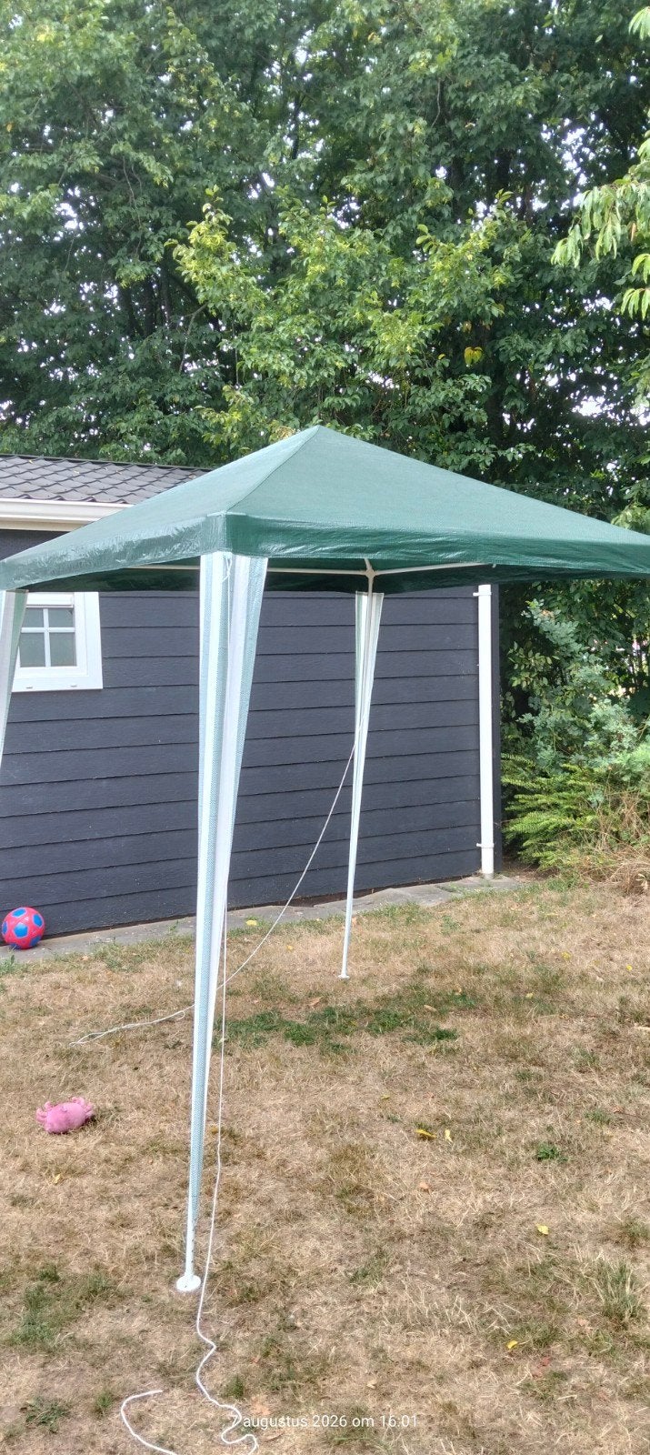 partytent voor maar € 7.50, Tuin en Terras, Partytenten, Ophalen, Gebruikt, Partytent, Minder dan 4 meter