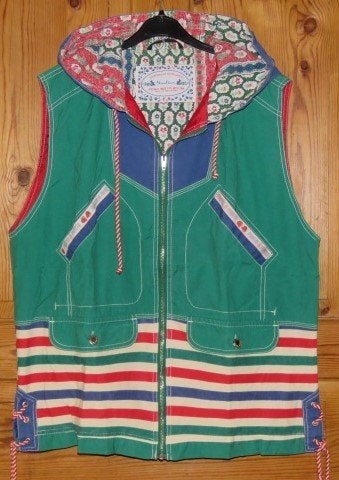 Vintage bodywarmer Miss Etam groen maat L jaren 90, Kleding | Dames, Bodywarmers, Maat 42/44 (L), Ophalen of Verzenden, Zo goed als nieuw