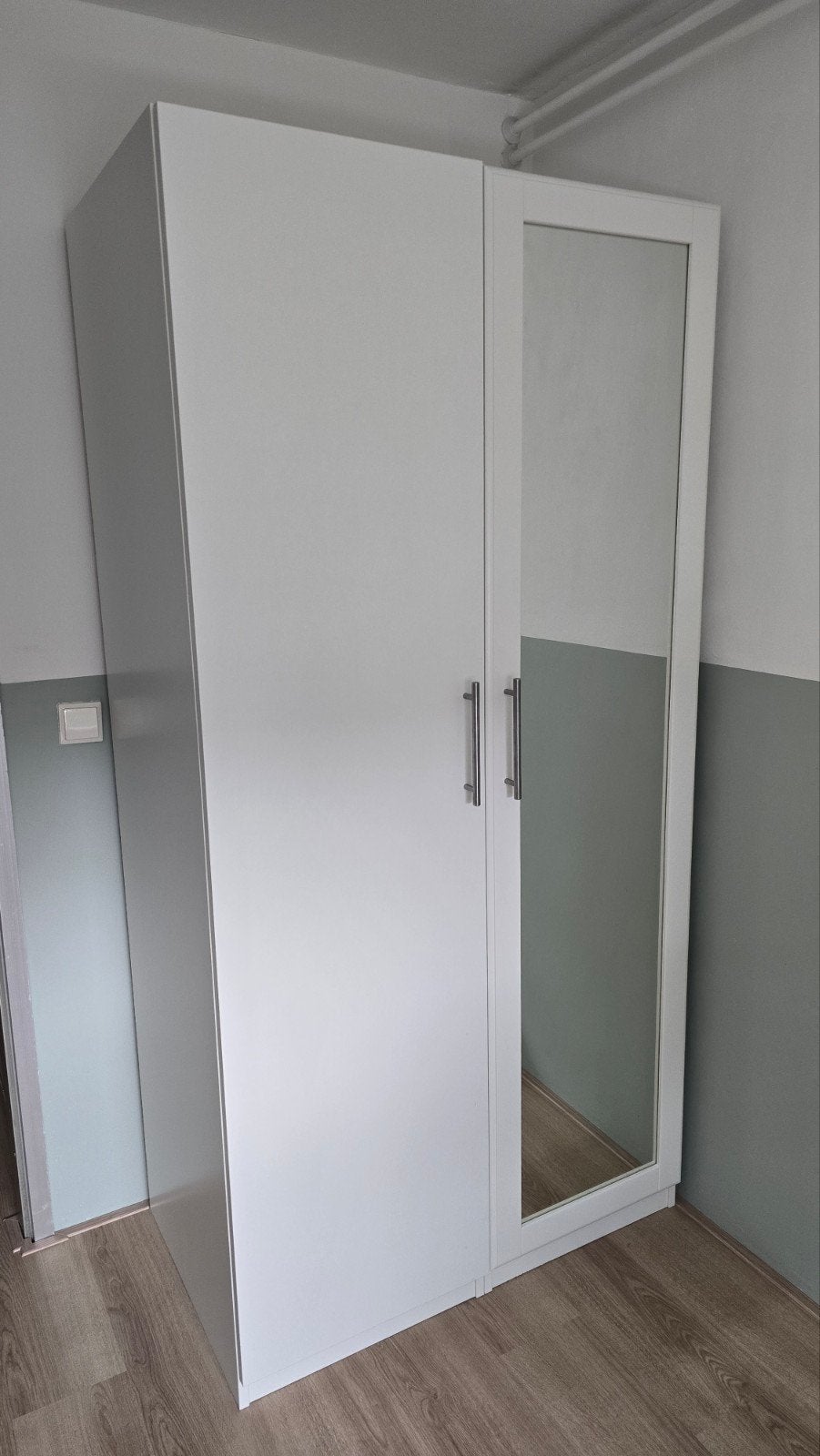 Ikea Paxkast 201cm wit, Met deur(en), 200 cm of meer, Zo goed als nieuw, 50 tot 75 cm
