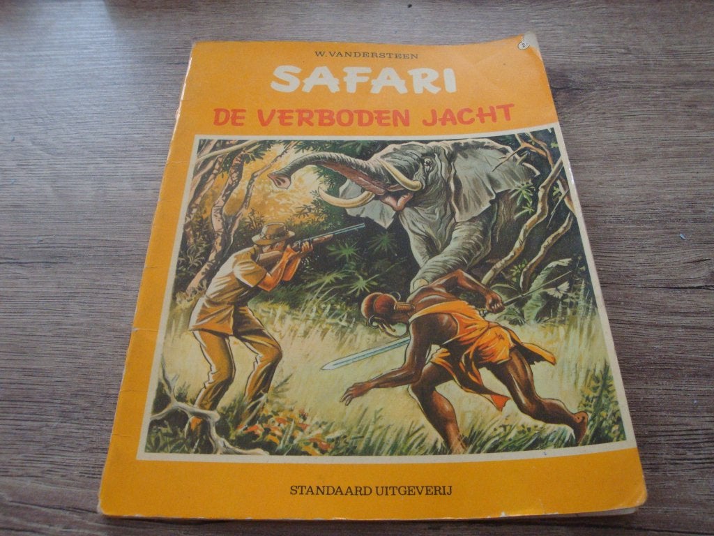 safari-1970, Boeken, Eén stripboek, Ophalen of Verzenden, Gelezen