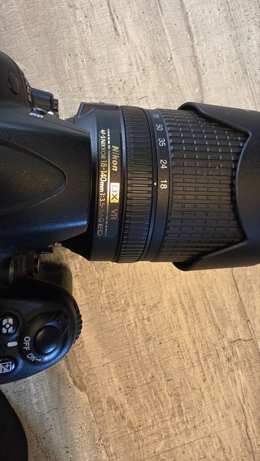 Nikon AF-S DX NIKKOR 18-140mm f/3.5-5.6G ED VR Lens, Spiegelreflex, Beeldstabilisatie, Ophalen of Verzenden, Zo goed als nieuw