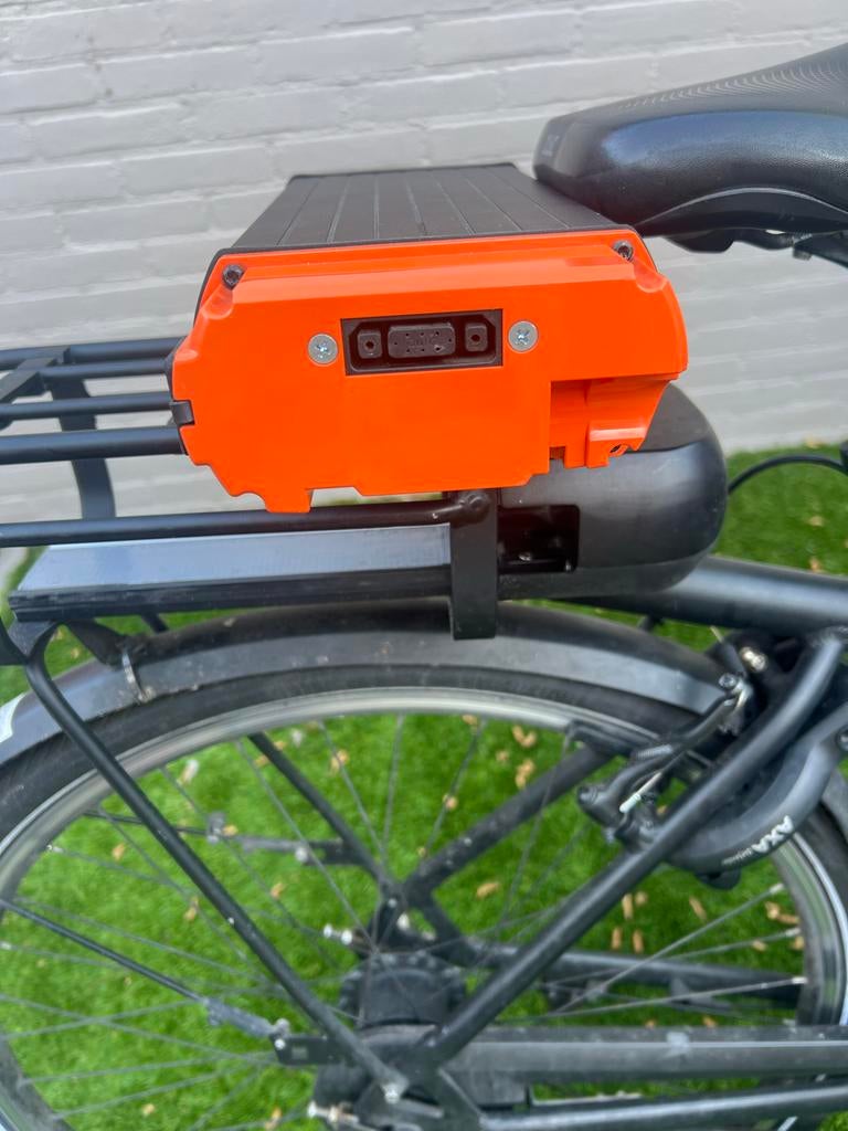 Accu Qwic 36V 20.1Ah (756Wh) 90%  capaciteit inclusief lader, Ophalen of Verzenden, Gebruikt