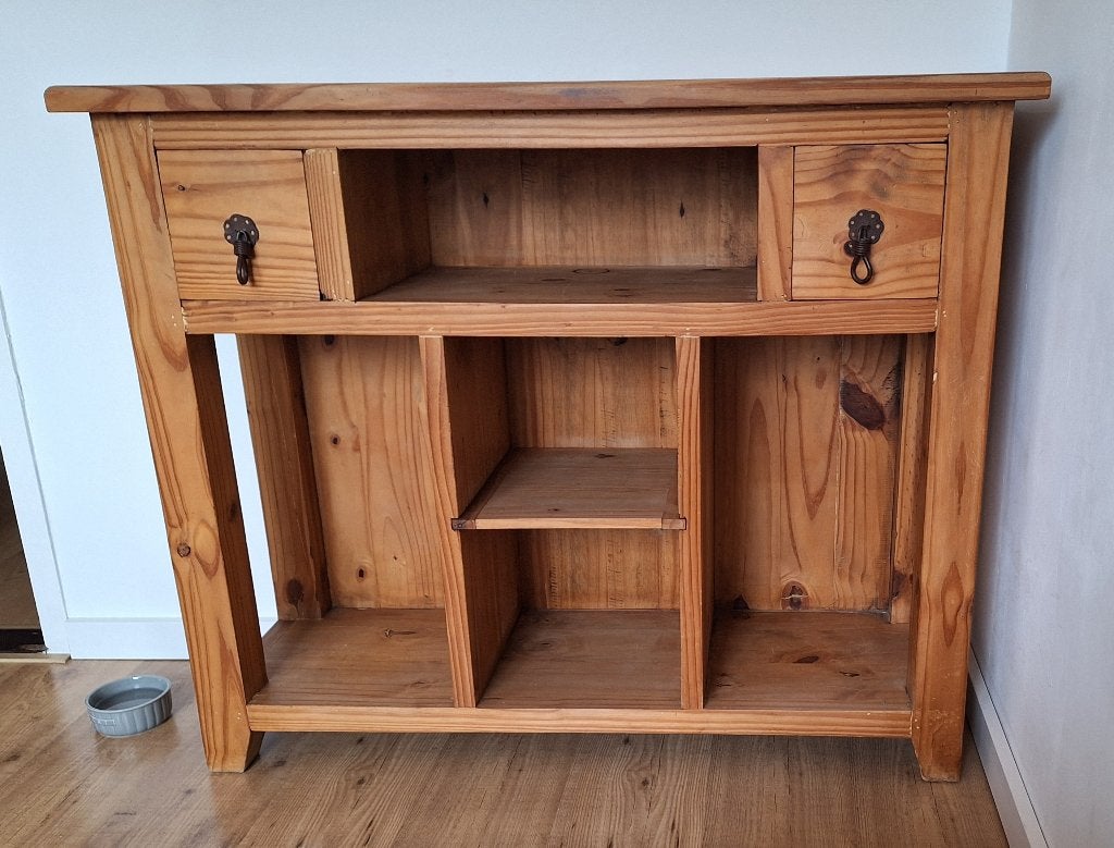 Sidetable, Ophalen, 100 tot 150 cm, Zo goed als nieuw, 25 tot 50 cm