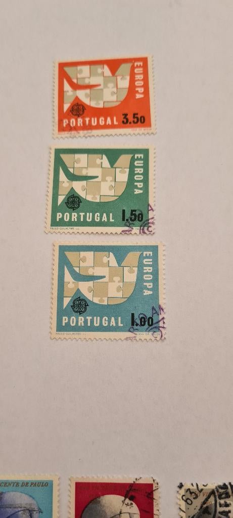 8213 portugal europazegels 1963, Verzenden, Portugal