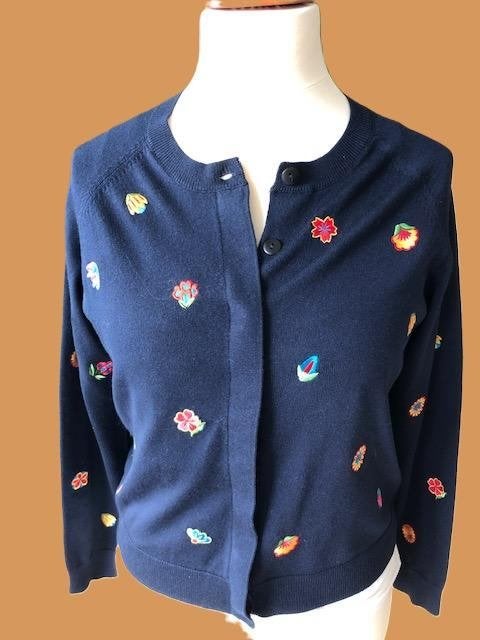 Paul Smith blauw wollen vest maat L, Verzenden, Zo goed als nieuw, Maat 38/40 (M), Blauw