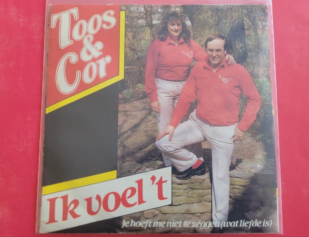 Toos & Cor - Ik voel 't - Je hoeft me..., Cd's en Dvd's, Ophalen, Zo goed als nieuw, Overige formaten, Levenslied of Smartlap