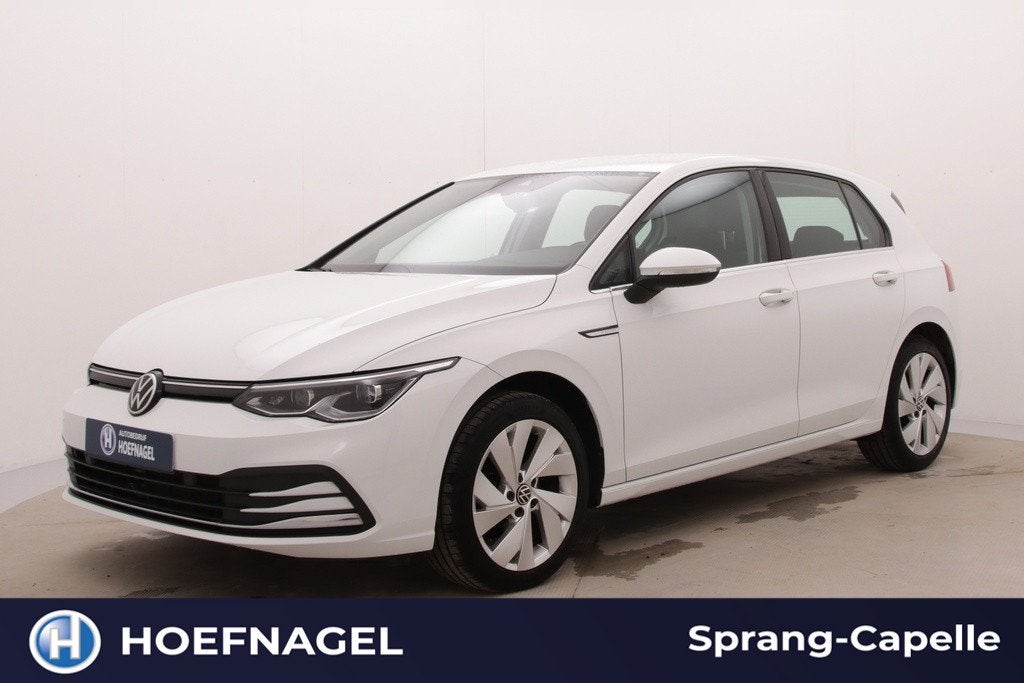 Volkswagen Golf 1.5 eTSI Style | Adaptive Cruise | Navi | St, Stof, Zwart, 150 pk, Wit