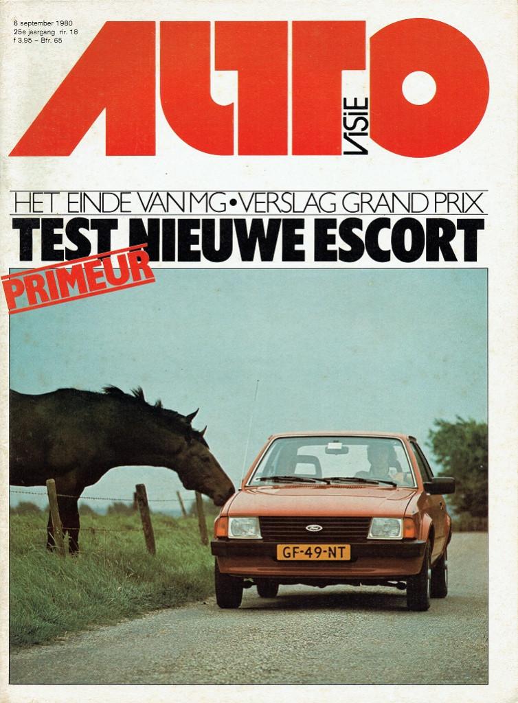 Autovisie 1980 nr. 18 (o.a. Ford Escort 1,3 L), Boeken, Auto's | Folders en Tijdschriften, Gelezen, Algemeen, Verzenden