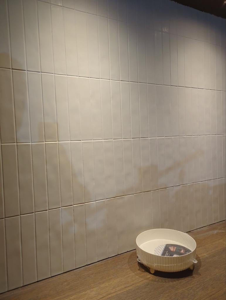 Tegels ragno wish white 5x30 44stuks, 60 cm of meer, Nieuw, Minder dan 5 m², Wandtegels