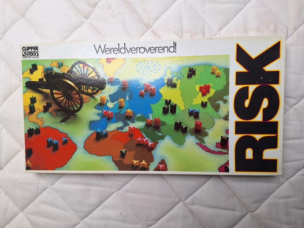 Vintage Risk spel, Hobby en Vrije tijd, Gezelschapsspellen | Bordspellen, Ophalen, Gebruikt