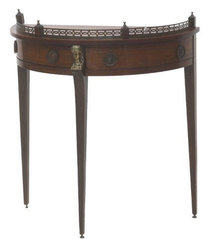 Een halvemaantafel in Empire-stijl, Ophalen, Classicistische stijl, Empire stijl, 50 tot 100 cm, Overige vormen