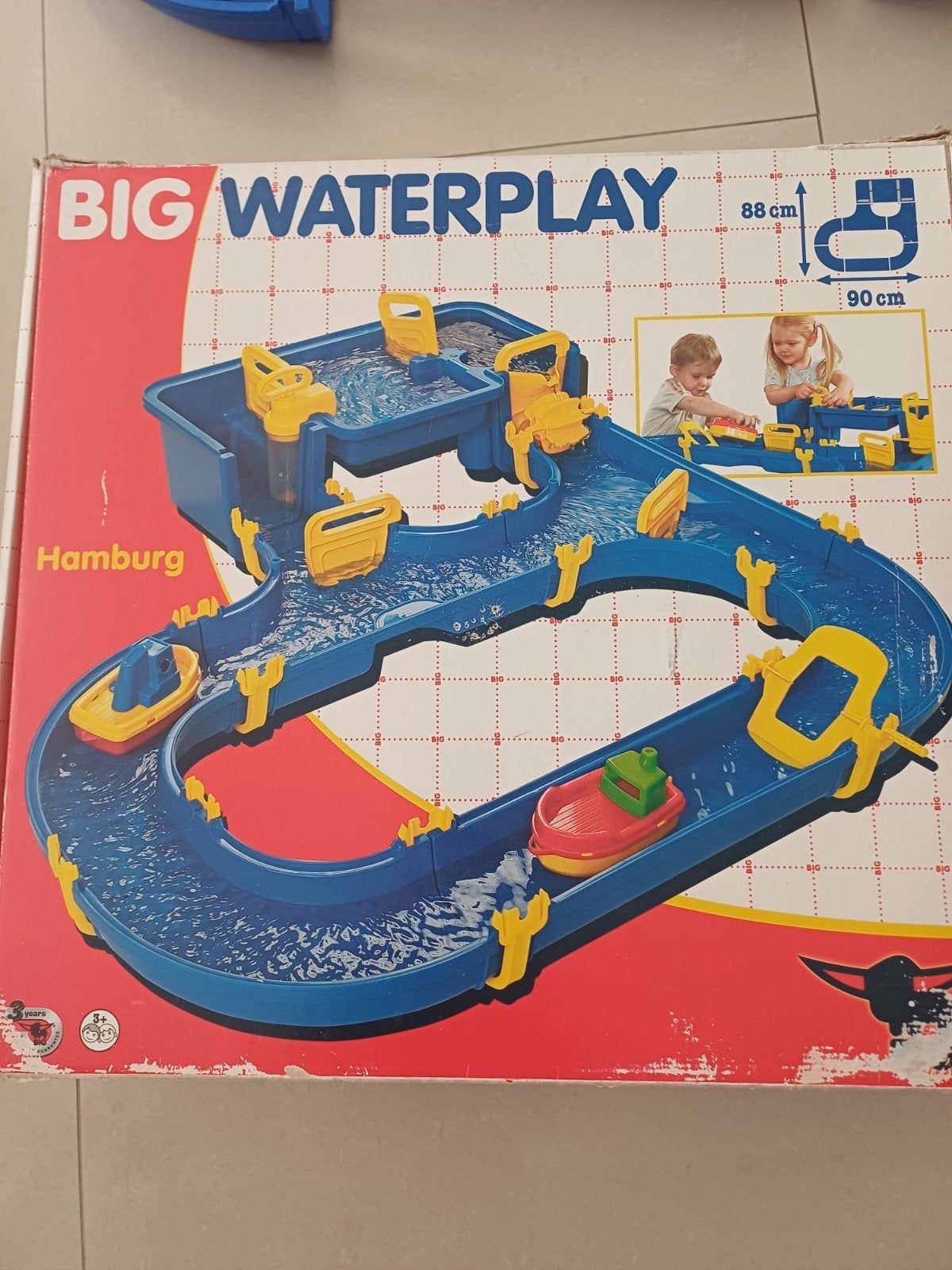 BIG Waterplay Hamburg waterbaan met boten, Ophalen, Gebruikt, Jongen of Meisje