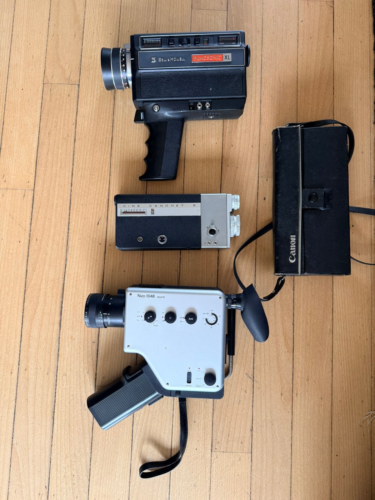 Braun nizo 1048 canon cine canonet 8 bell & howell, Ophalen, 8mm